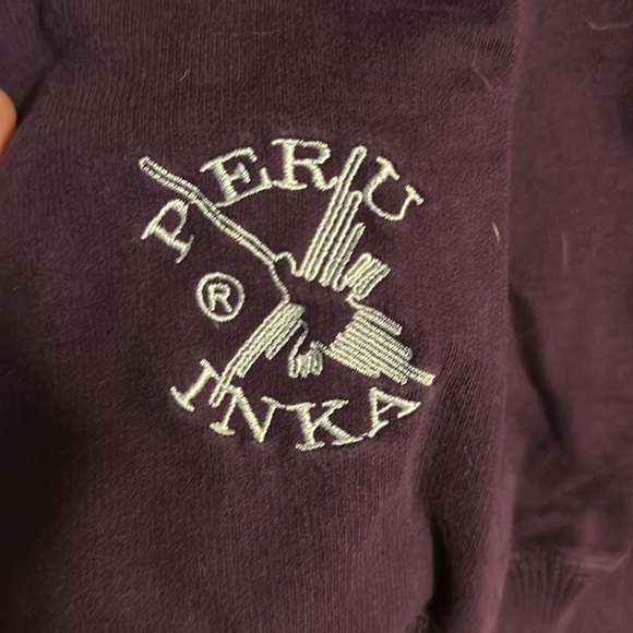 Purple hoodie from Peru - Picture 4 of 7
